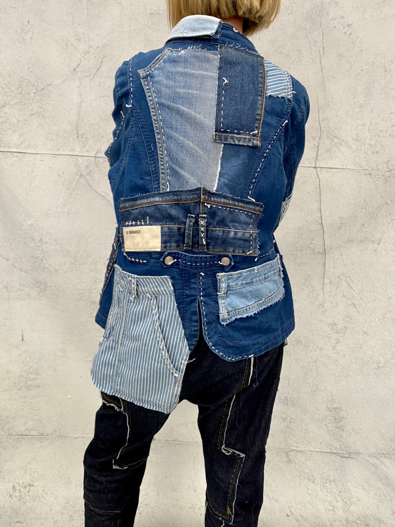 Act Two Reworked Handcrafted Patchwork Jacket 3 Medium/Large