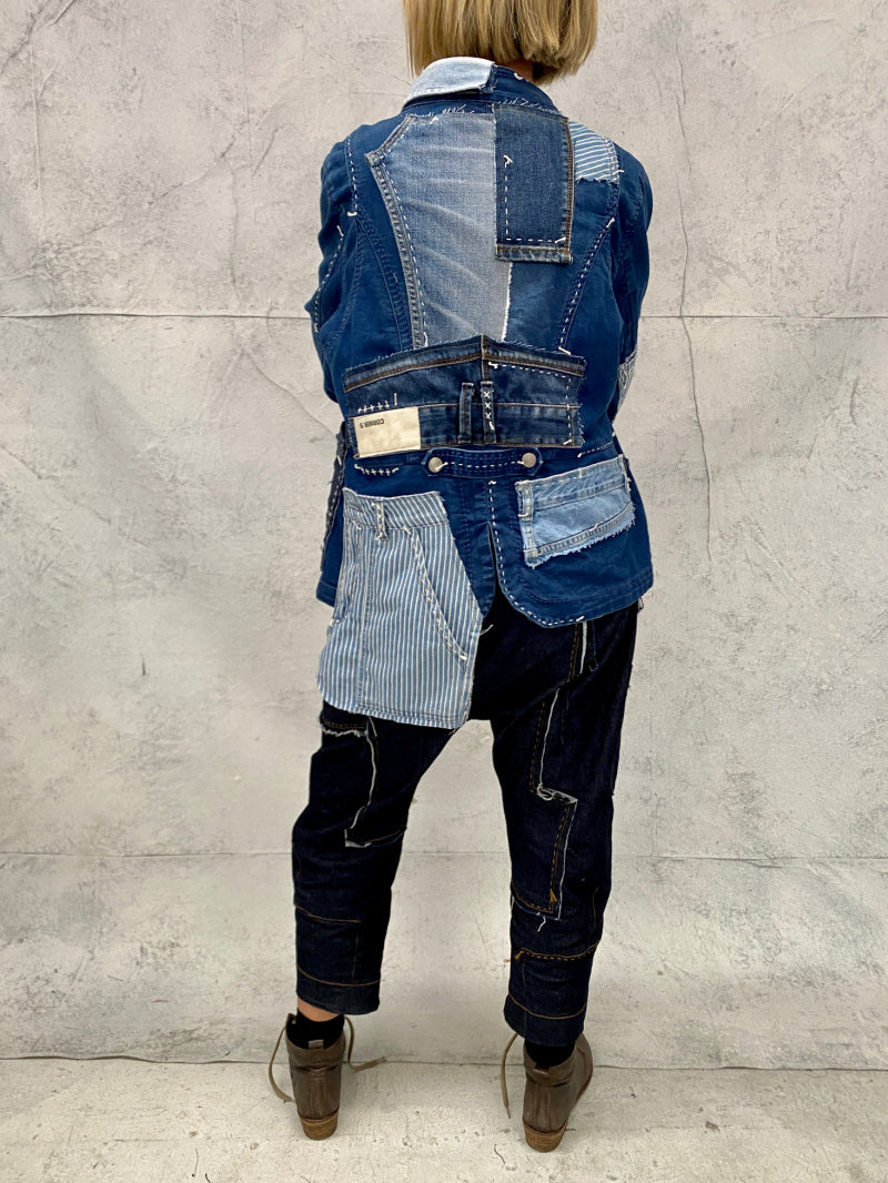 Act Two Reworked Handcrafted Patchwork Jacket 3 Medium/Large