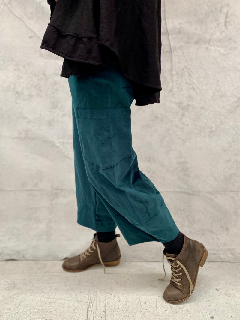 Grace Pants with Added Pockets in Sherwood Stretch Pinwale Cord