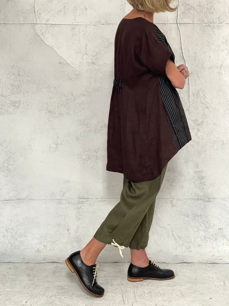 Harriet Pant in Sage Linen