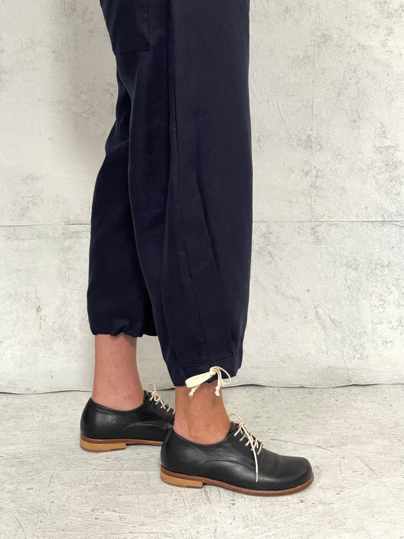 Harriet Pant in Navy Linen