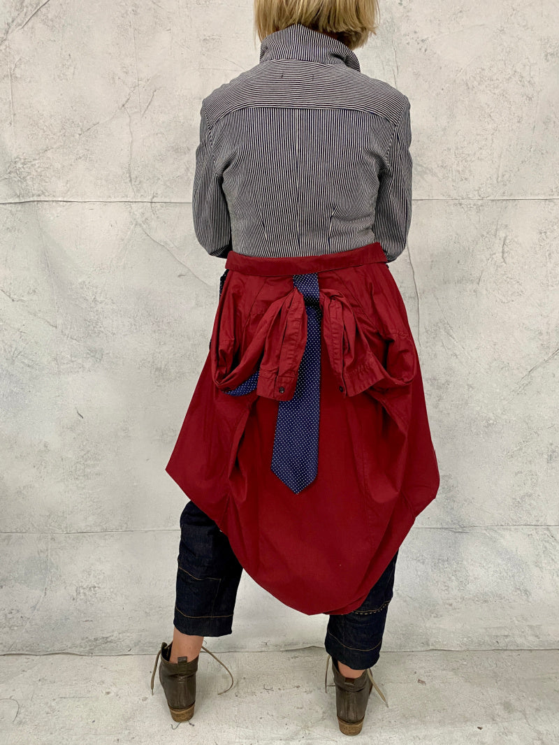 Upcycled Jacket With Bustle 1 Small